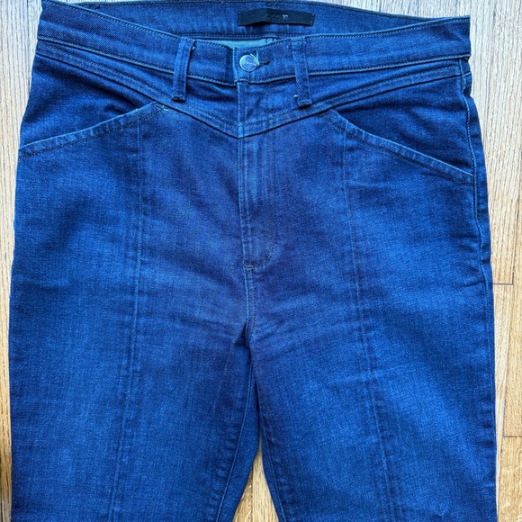Joe's THE ALEXIS bootcut jeans size 31 with front slits dark blue - Picture 8 of 12